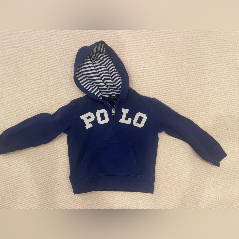 Boys Polo Ralph Lauren 1/4 zip sweatshirt size 4
